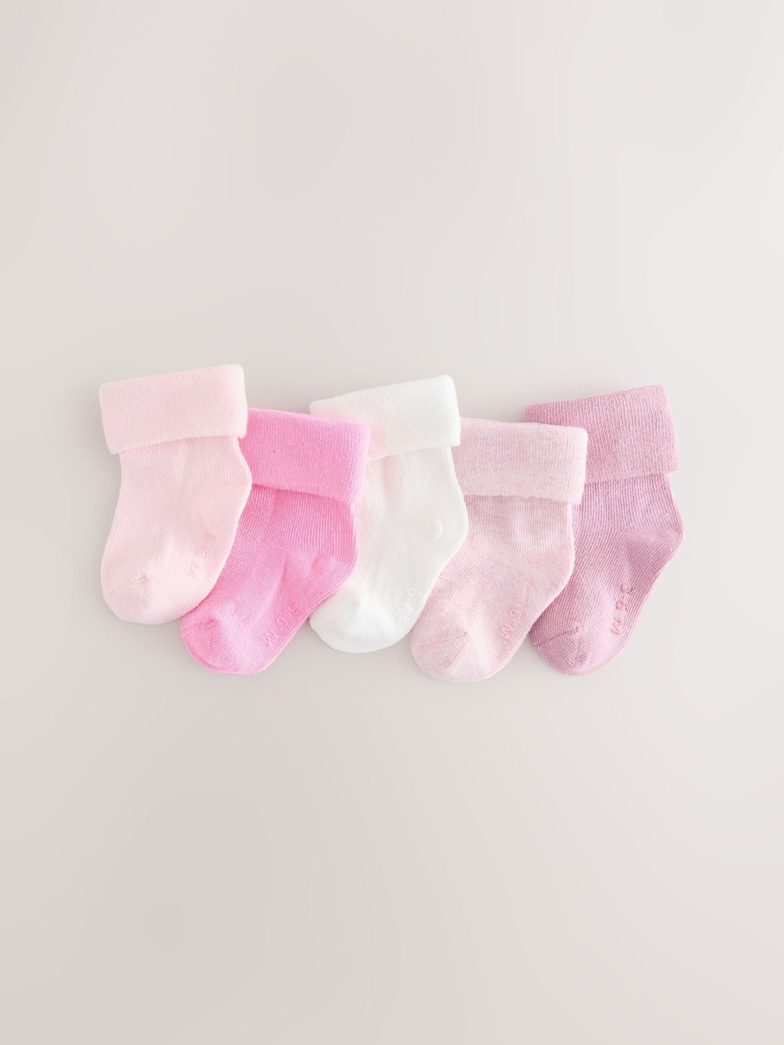 Pink Baby Socks 5 Pack