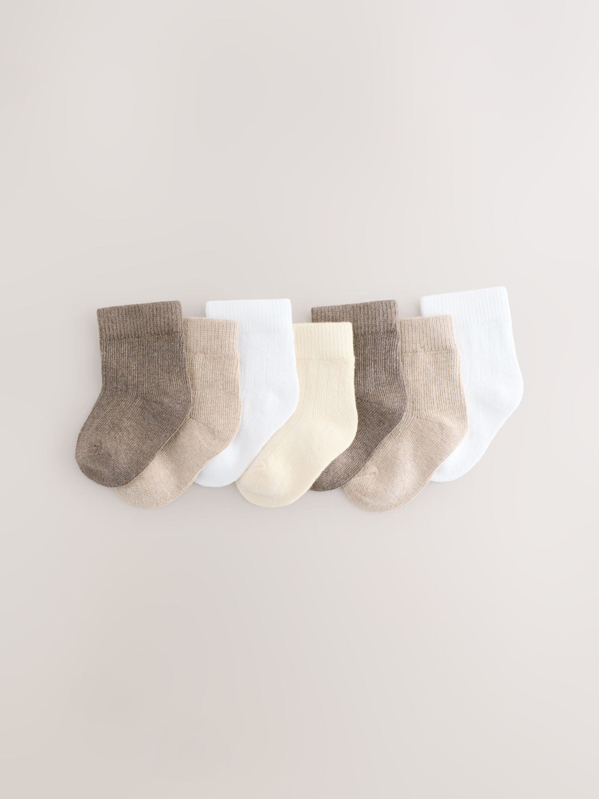 Neutral Baby Socks 7 Pack