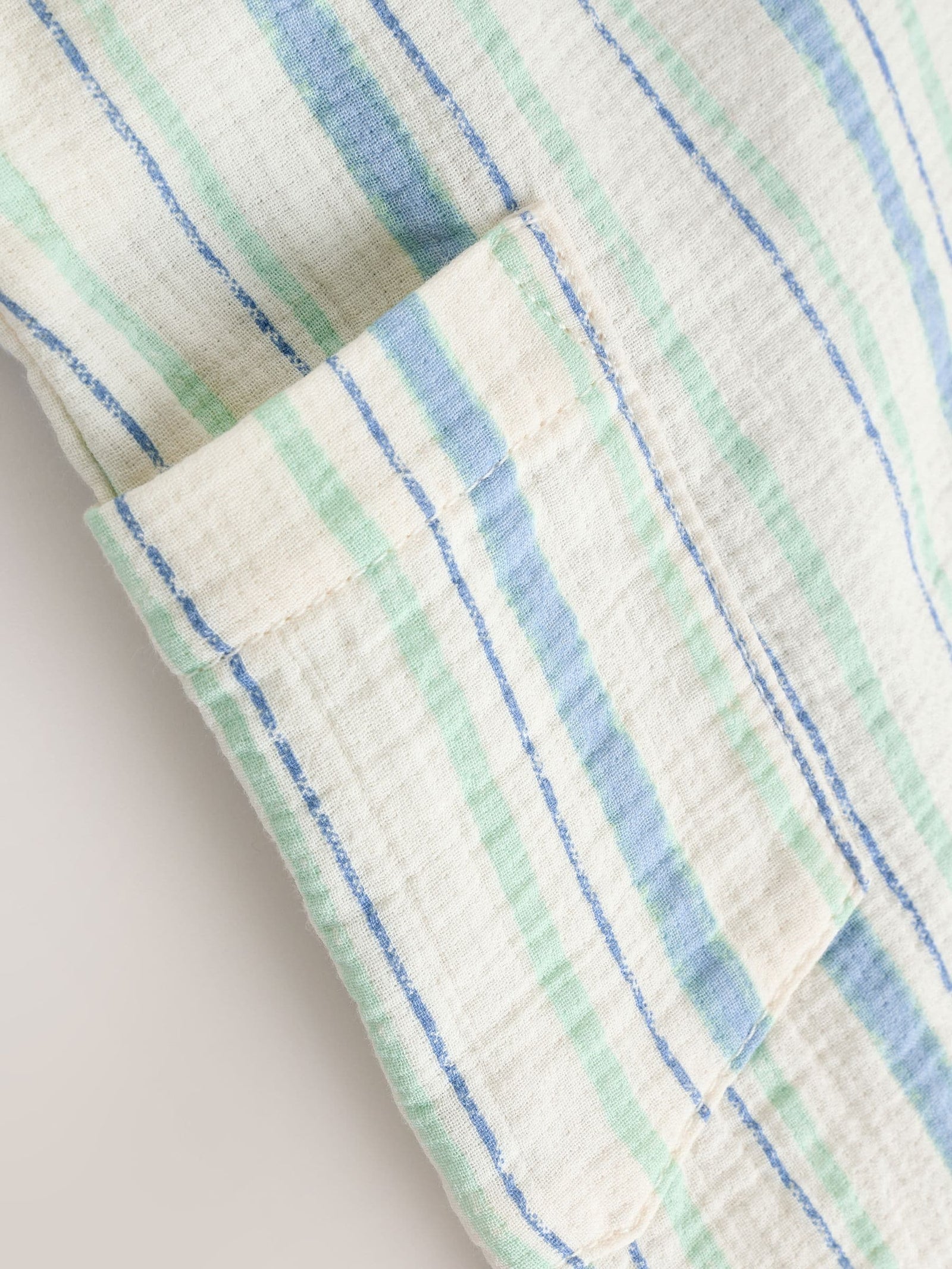 Blue Stripe Woven Dungaree and Bodysuit Set (0mths-2yrs)