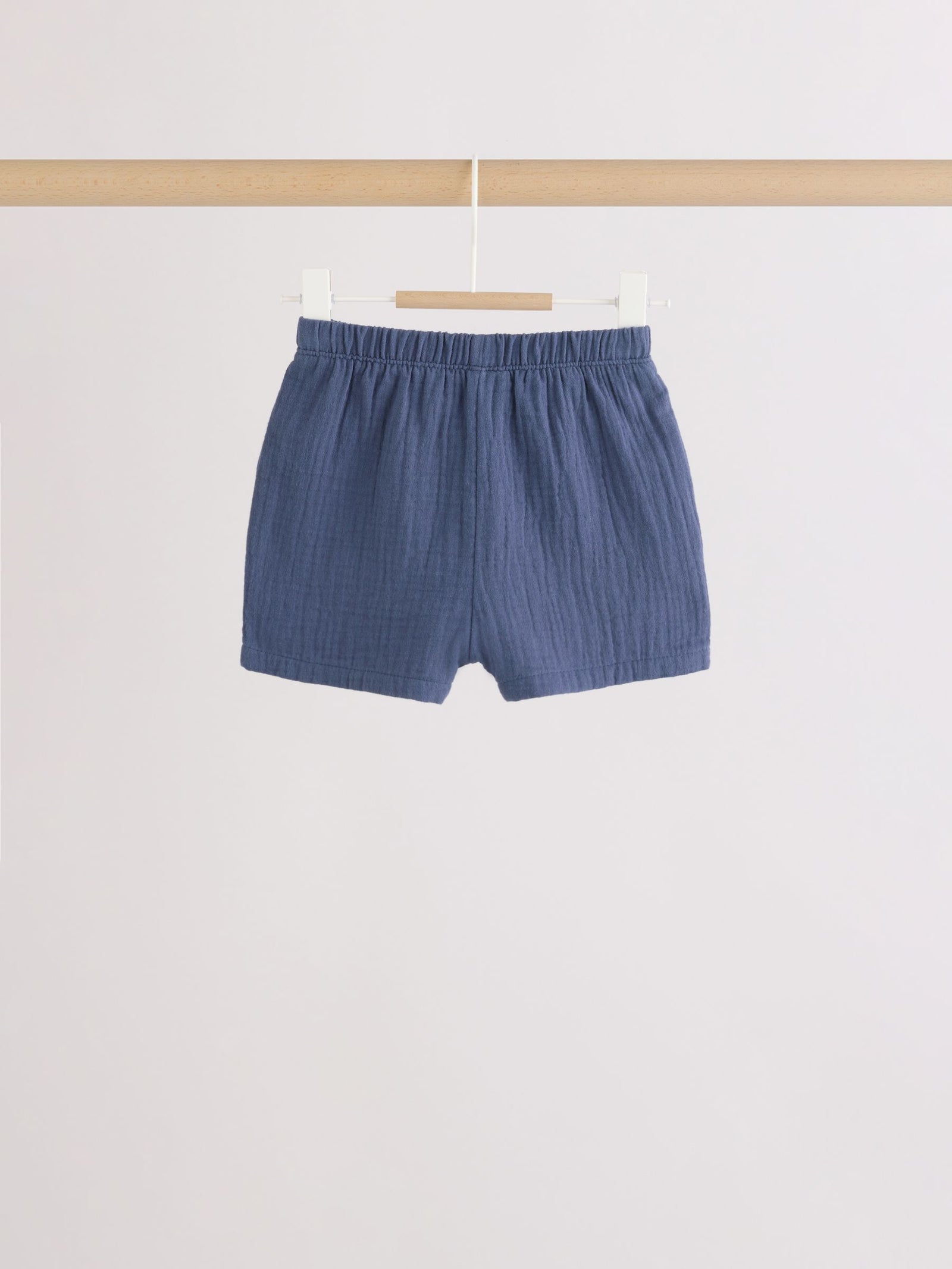 Blue/Brown Woven Shorts Baby 3 Pack (0mths-2yrs)