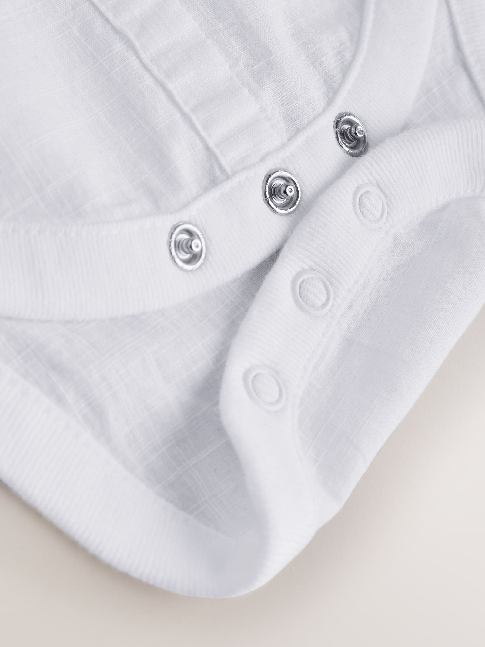 White Short Sleeve Baby Shirt Bodysuit (0mths-3yrs)