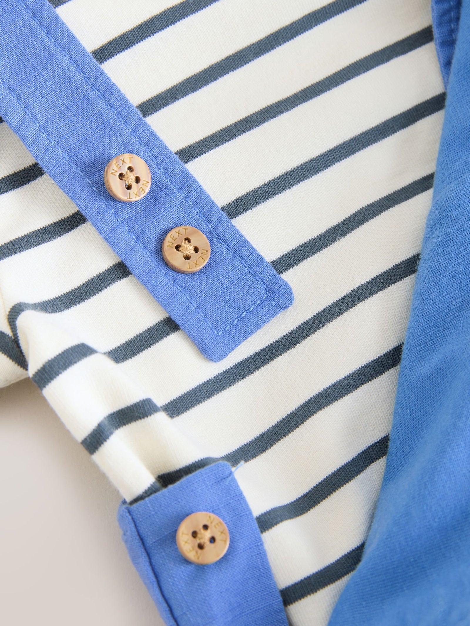 Blue Farm Dungarees And Bodysuit Baby Set (0mths-2yrs)