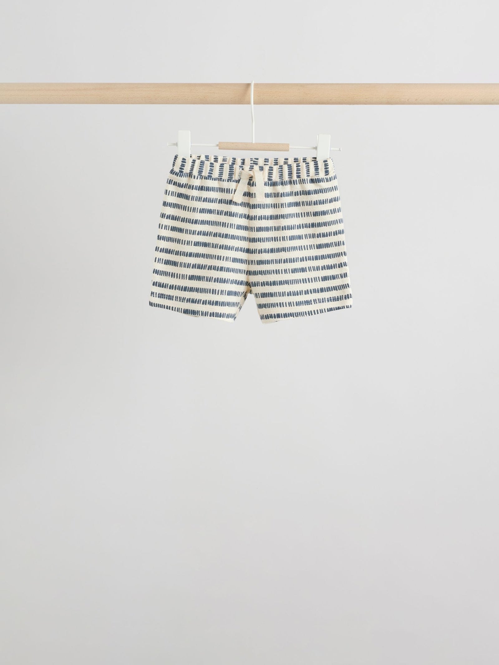 Blue/Ecru Milk Club Tops and Shorts Baby Set 6 Piece (0mths-3yrs)
