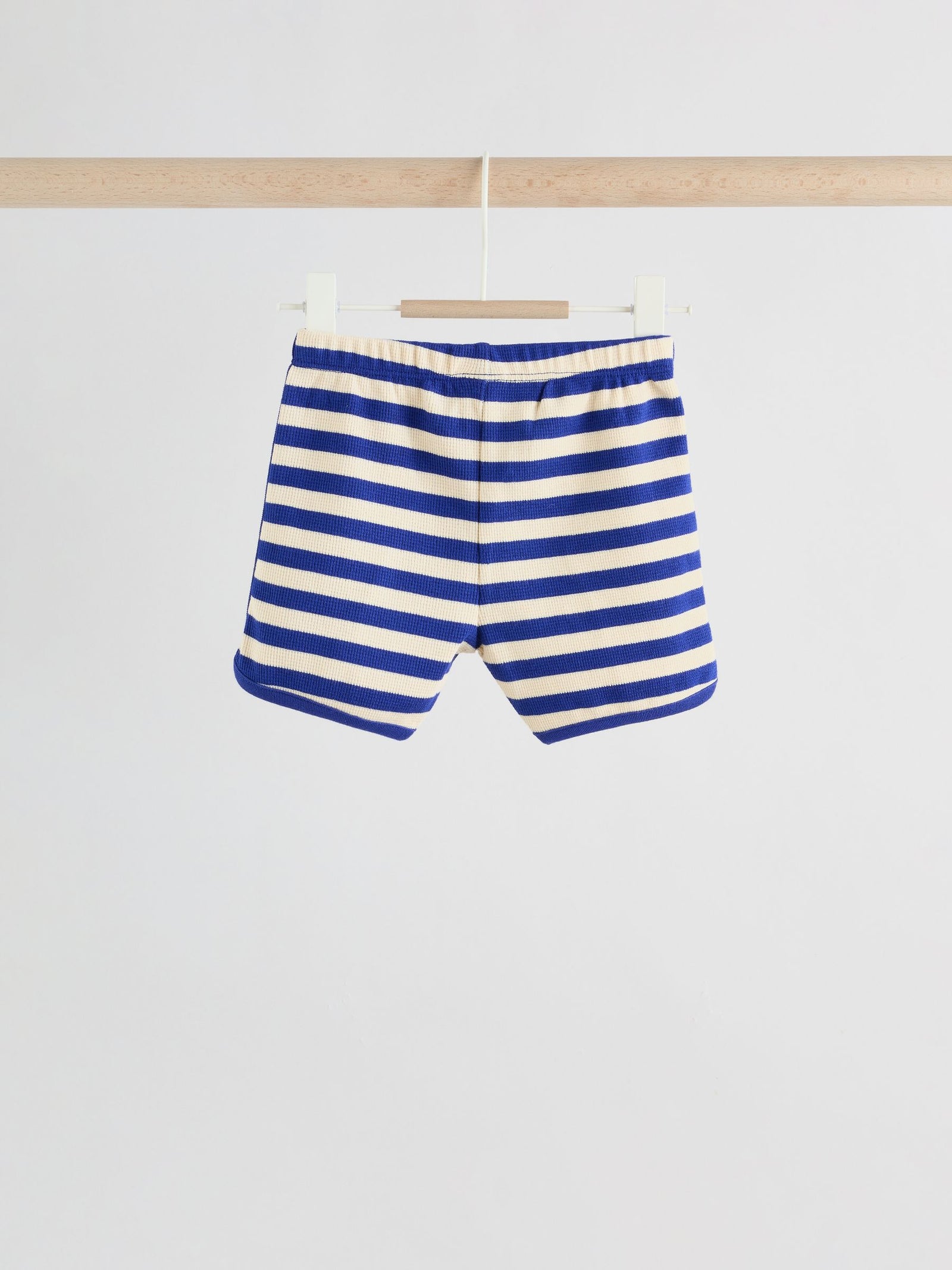 Blue Stripe Long Sleeve Top and Shorts Baby Set (0mths-2yrs)
