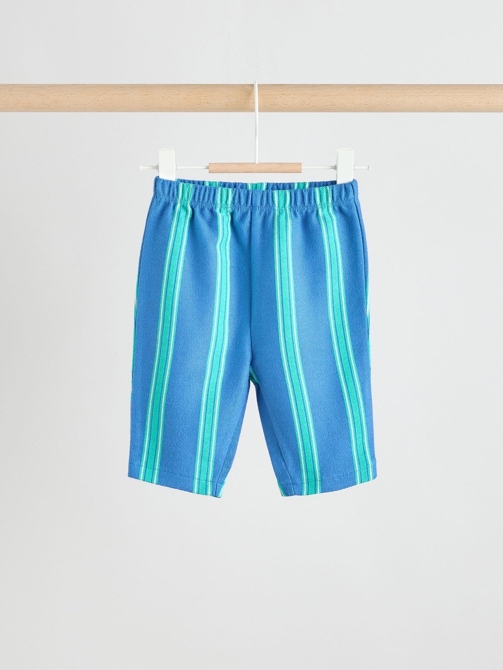 Green/Blue Stripe Top and Trousers Baby Set (0mths-2yrs)