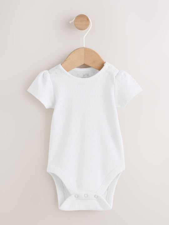 Denim Blue Broiderie Dungaree and Bodysuit Baby 2 Piece Set (0mths-3yrs)