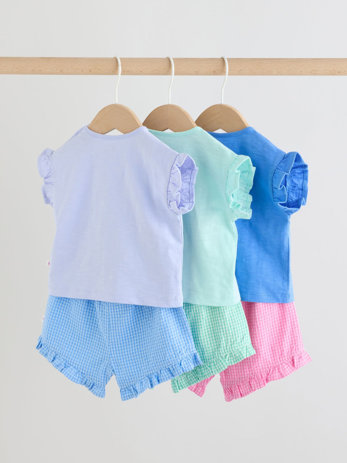 Multi Character Short Sleeve Top and Shorts Baby Set 6 Piece (0mths-2yrs)