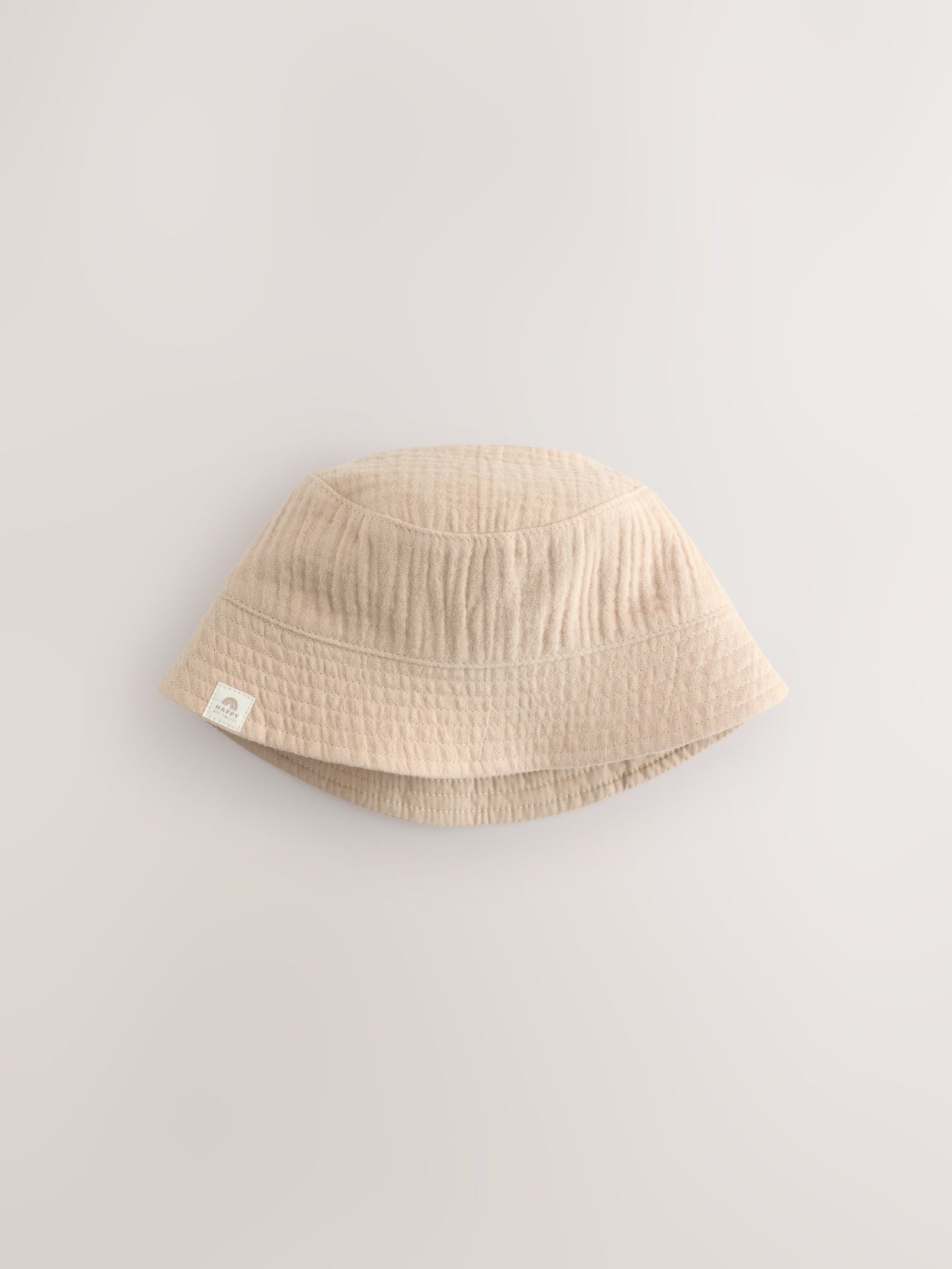 Blue and Beige Baby Bucket Hats 2 Pack (0mths-2yrs)