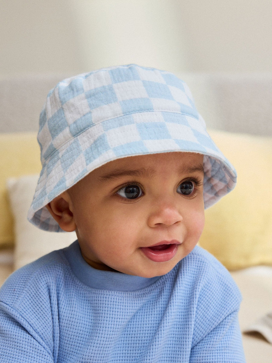 Blue Bucket Hats 2 Pack (0mths-2yrs)
