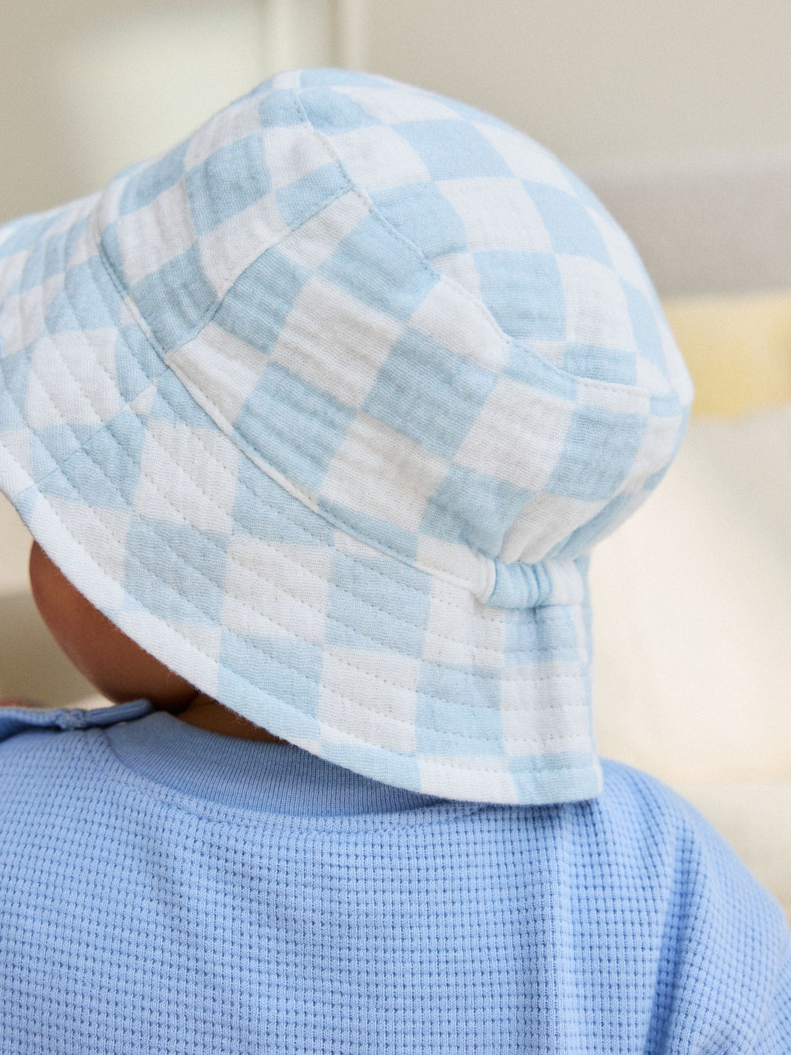 Blue Bucket Hats 2 Pack (0mths-2yrs)