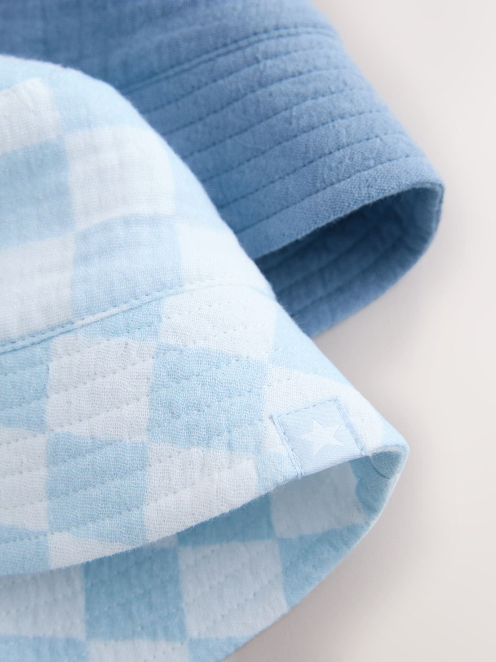 Blue Bucket Hats 2 Pack (0mths-2yrs)
