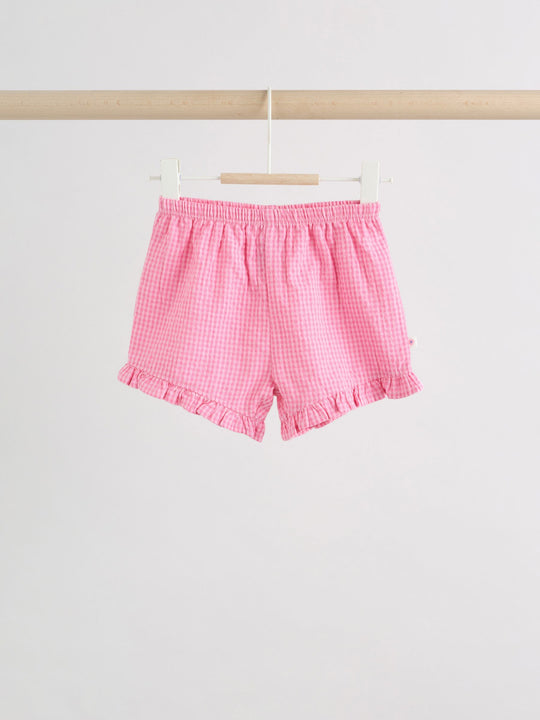 Green Pink Ladybird Short Sleeve Baby Top and Short Set 2 Piece (0mths-2yrs)