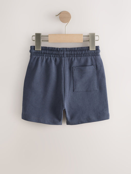 Sage Green Blue And Grey Jersey Shorts 5 Pack (3mths-7yrs)