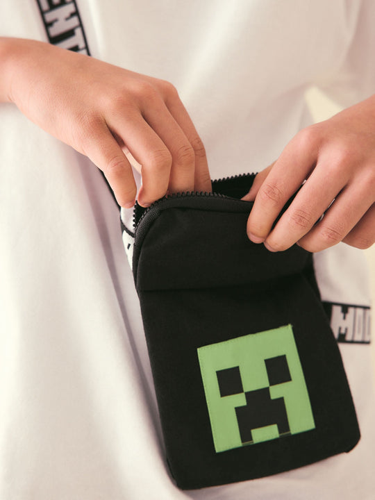 Stone Minecraft Bag T-Shirt (3-16yrs)