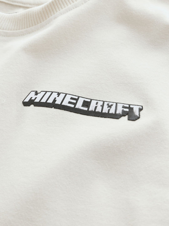 Stone Minecraft Bag T-Shirt (3-16yrs)