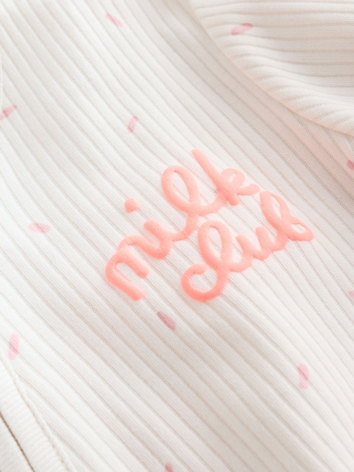 Pink Two Way Zip Baby Sleepsuit 3 Pack (0mths-3yrs)
