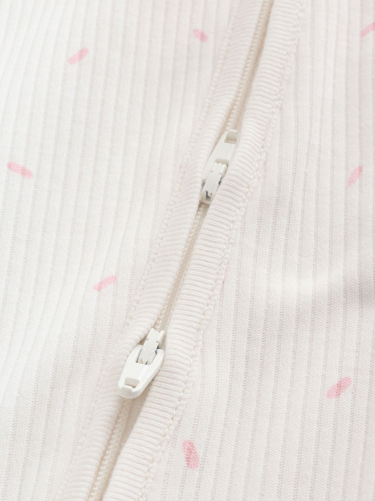 Pink Two Way Zip Baby Sleepsuit 3 Pack (0mths-3yrs)