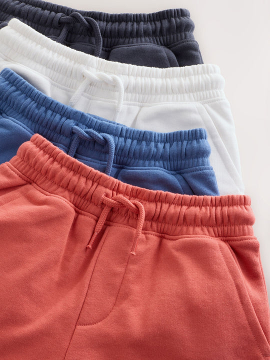 Red/Blue/White/Black Sporty Fit Basic Shorts (3-16yrs)