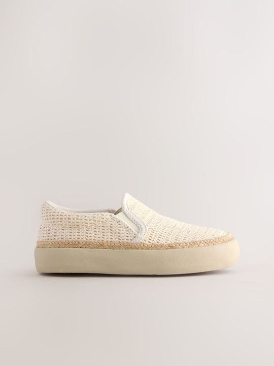 Neutral Slip-On Loafers