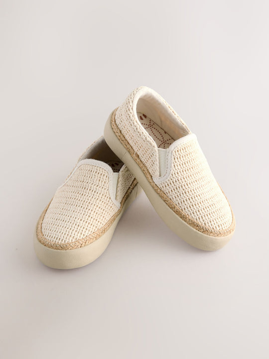 Neutral Slip-On Loafers