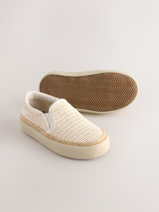 Neutral Slip-On Loafers