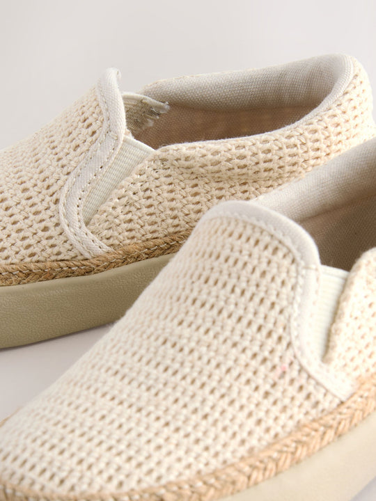 Neutral Slip-On Loafers