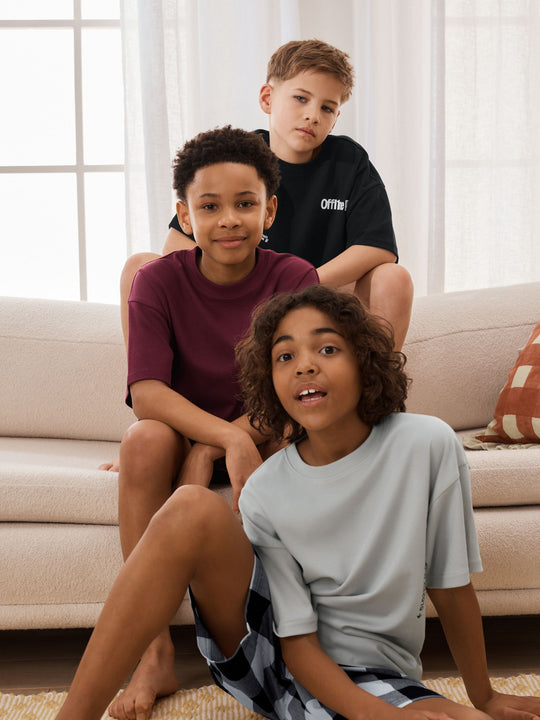 Black/White/Red Check Woven Short Pyjamas 3 Pack (3-16yrs)