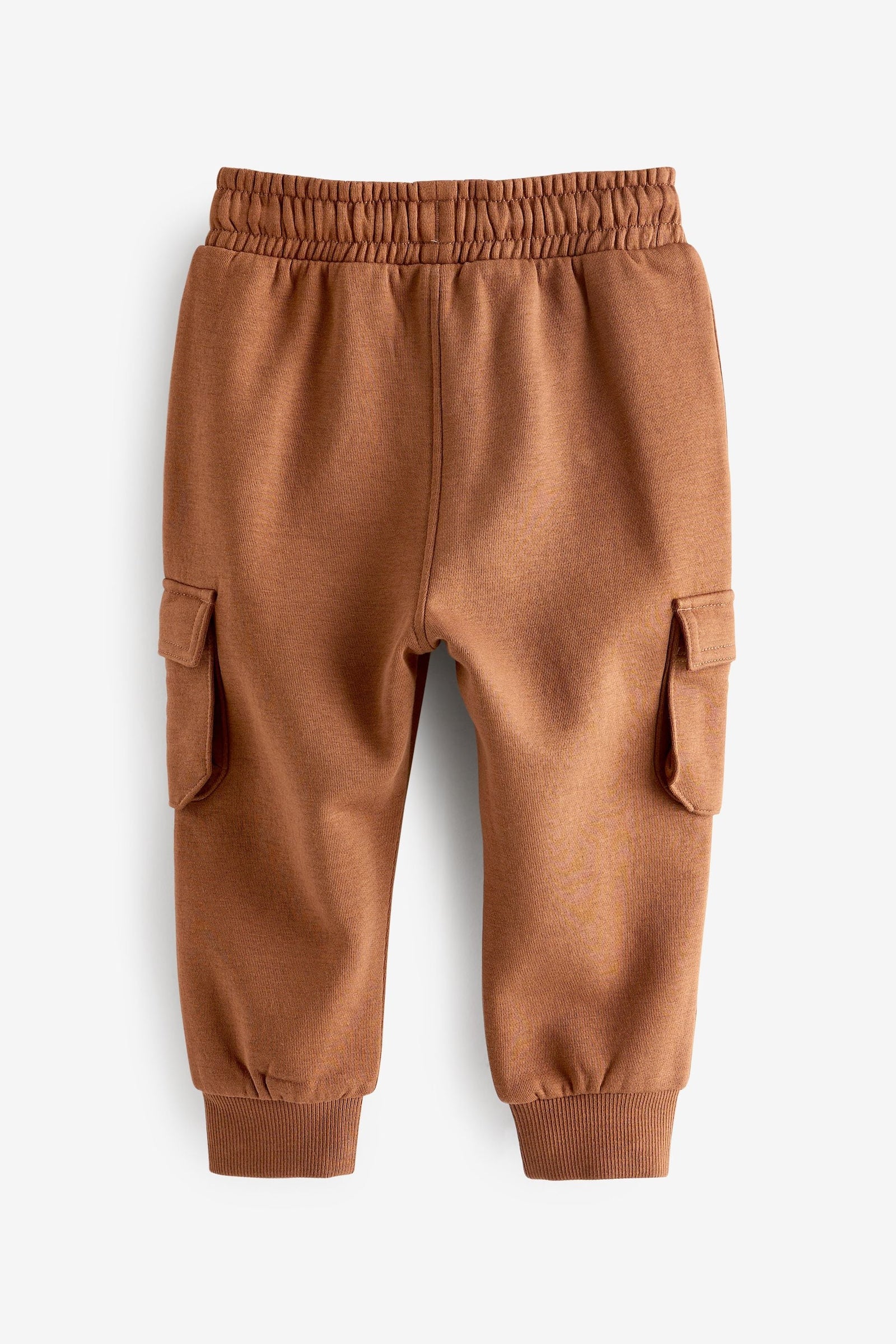 Chocolate Brown Utility Cargo Joggers