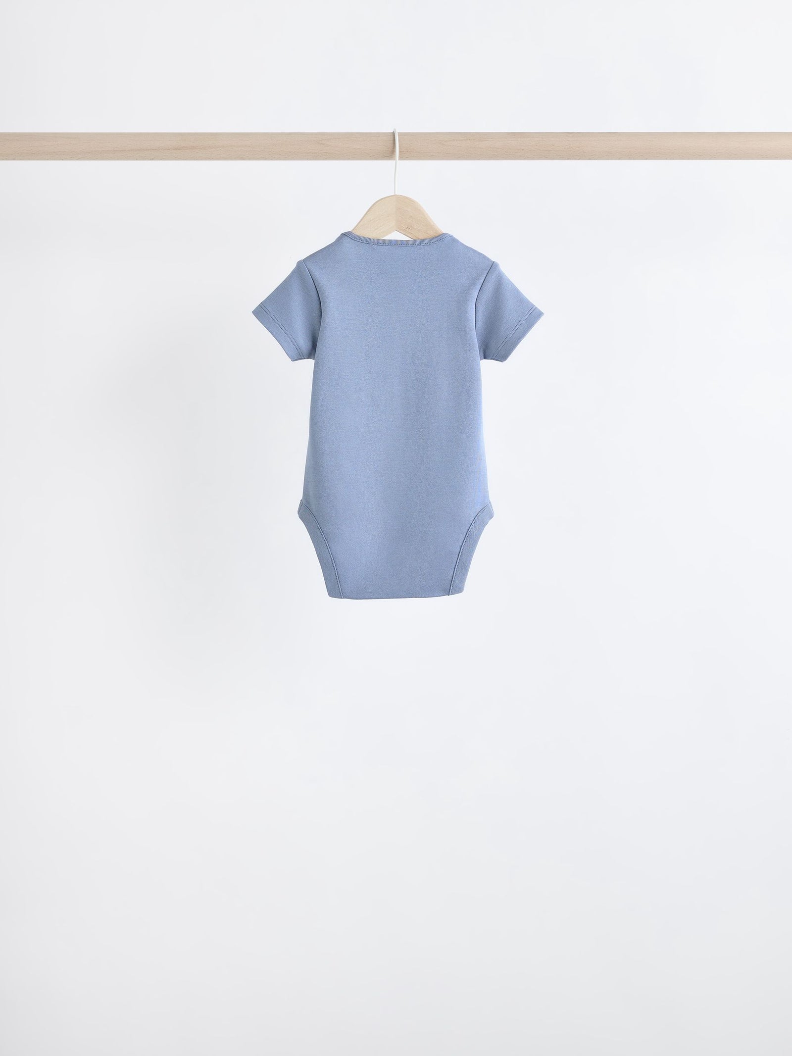 Grey/White Short Sleeve Bodysuits 5 Pack
