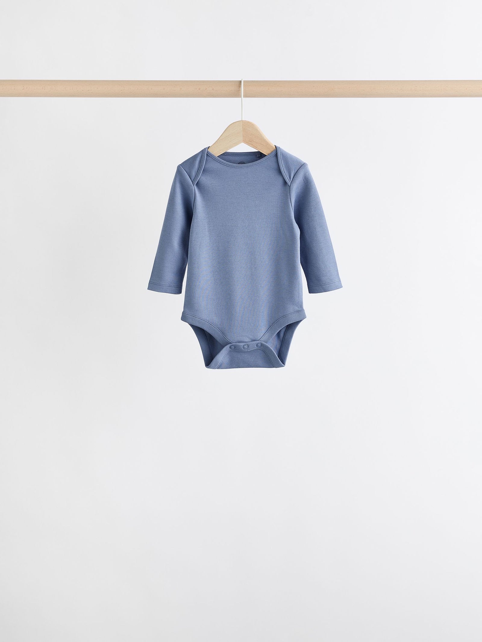 Grey/White Long Sleeve Bodysuits 5 Pack