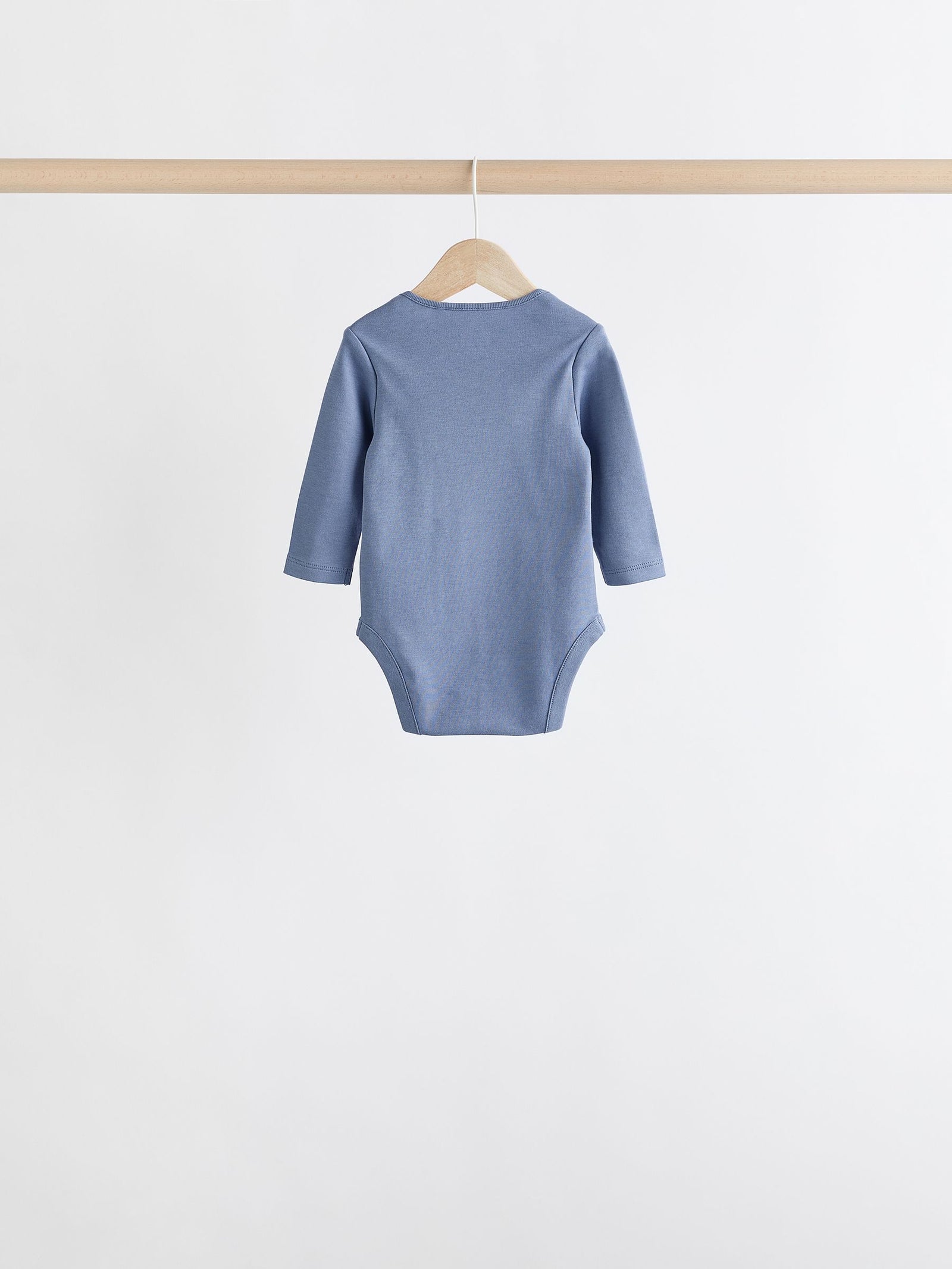 Grey/White Long Sleeve Bodysuits 5 Pack