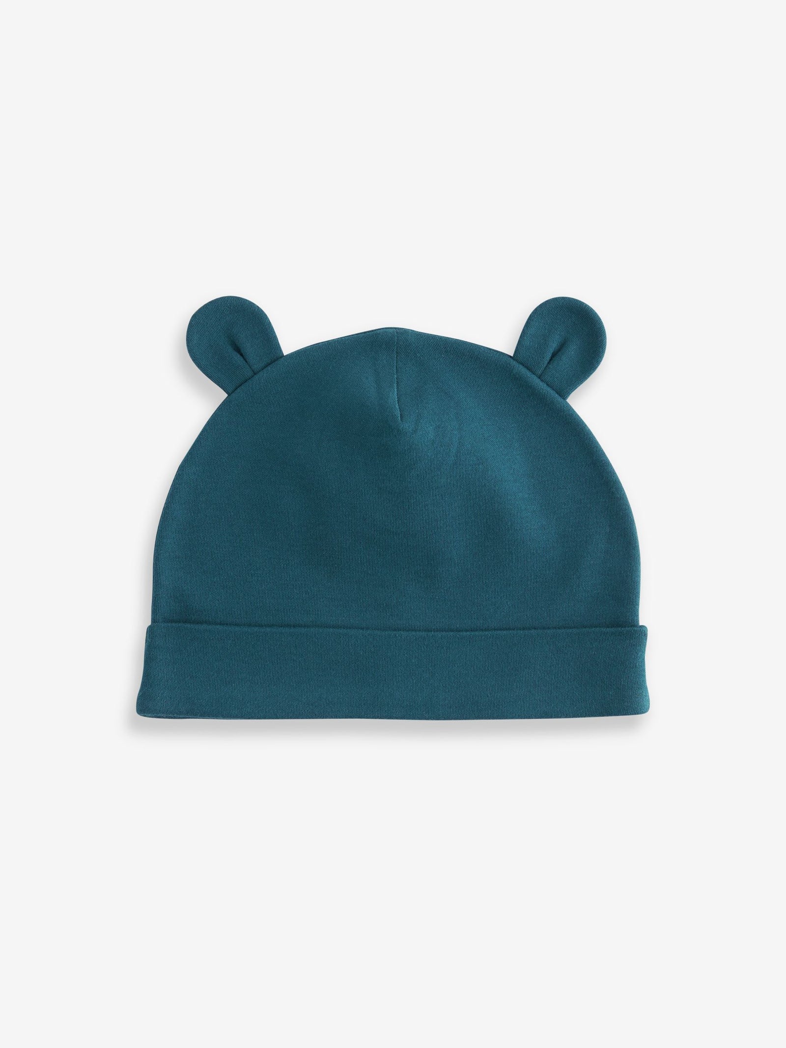 Mid Blue Baby 100% Cotton Beanies 3 Pack (0-18mths)