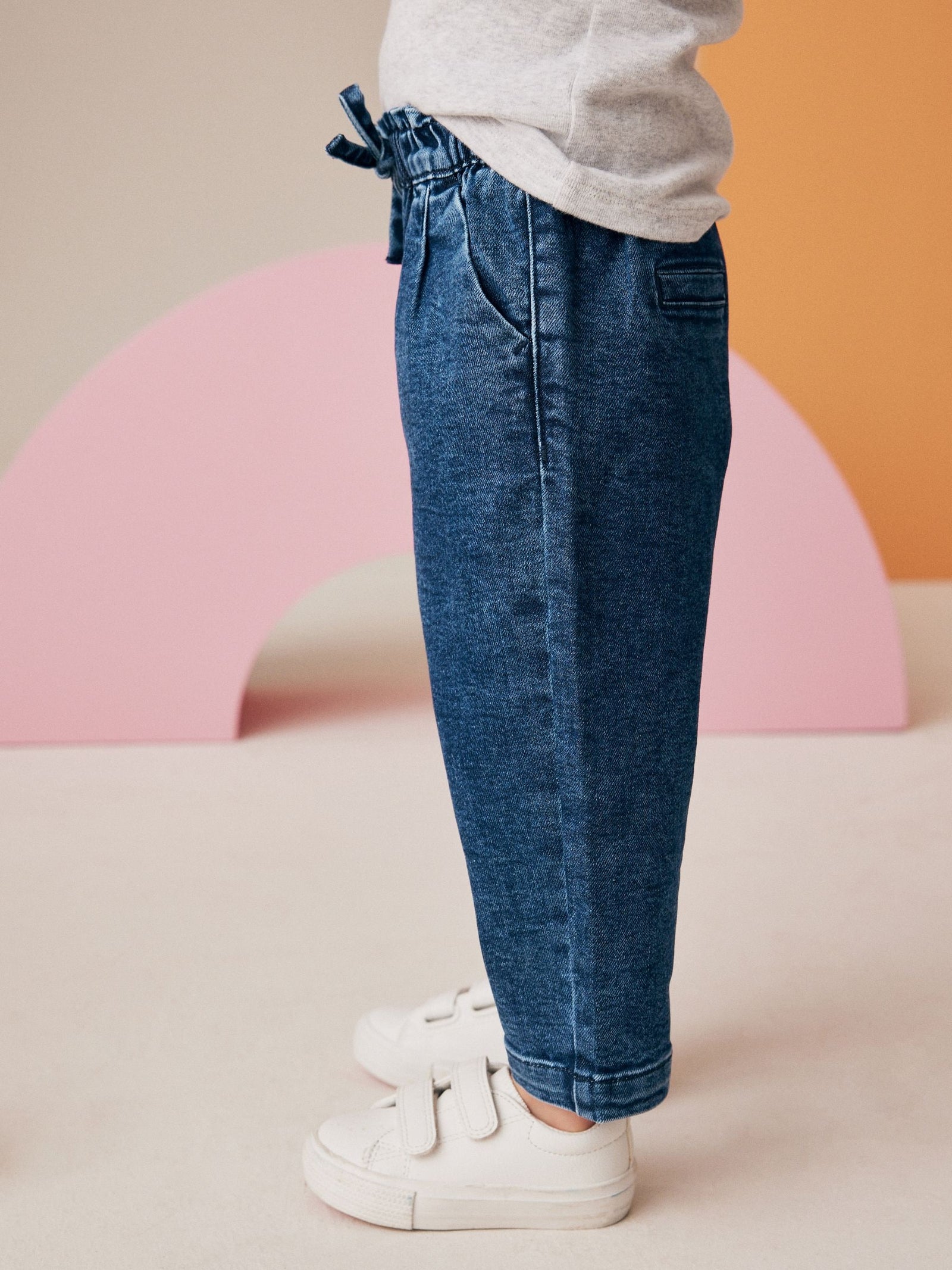 Denim Tie Waist Jeans (3mths-7yrs)