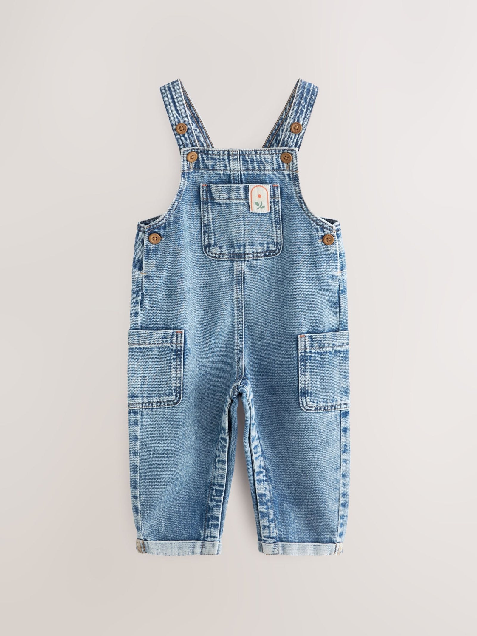 Denim 100% Cotton Dungarees (3mths-7yrs)