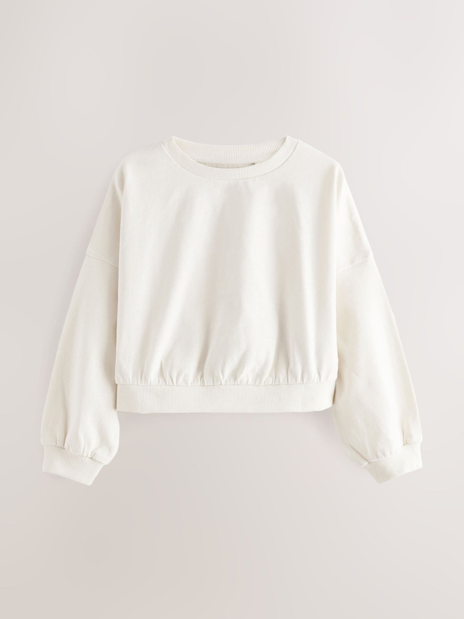 Black/White Boxy Long Sleeve 100% Cotton Sweat Tops 3 Pack (3-16yrs)