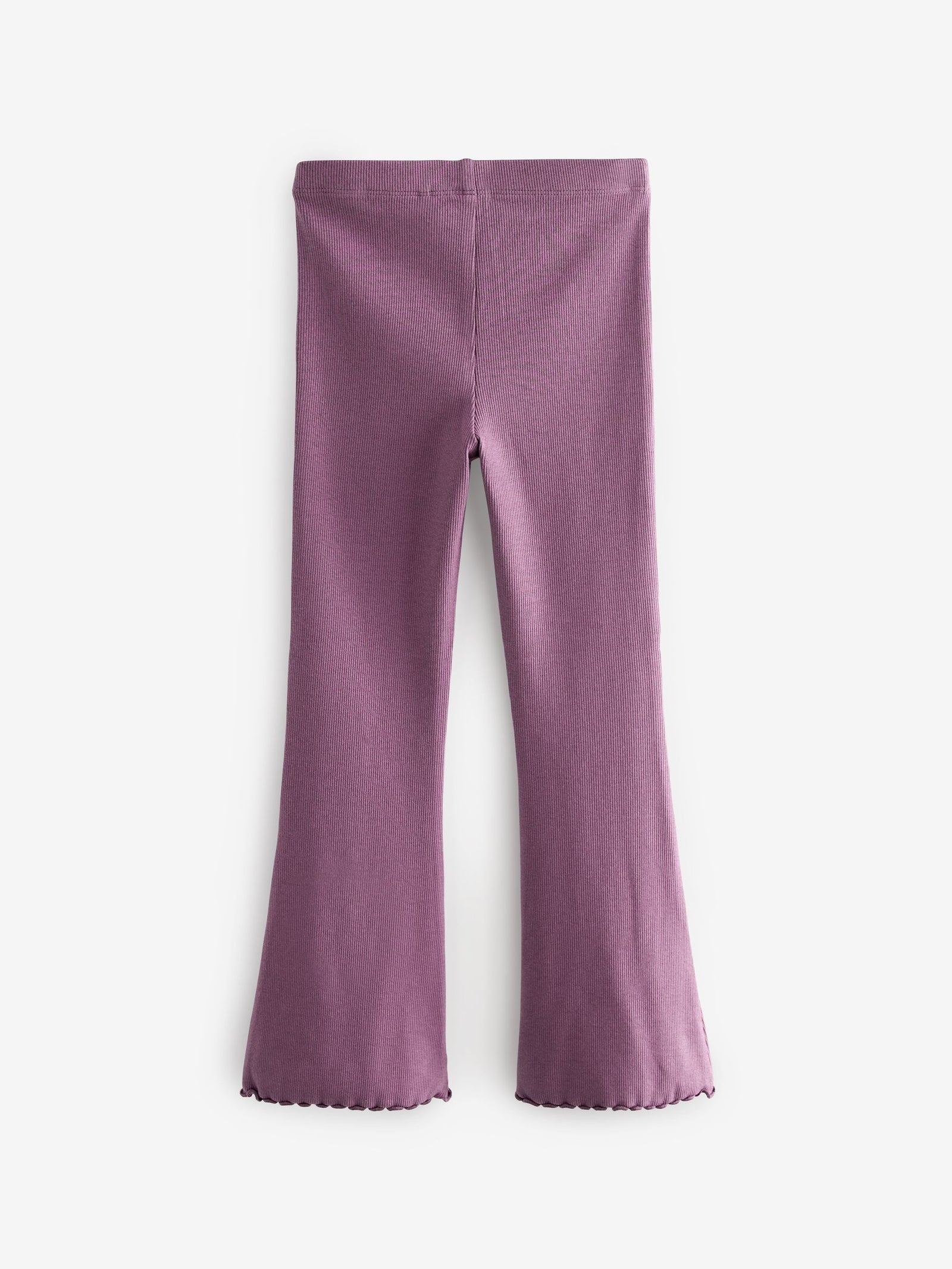 Purple 1 Pack Rib Flare Leggings (3-16yrs)
