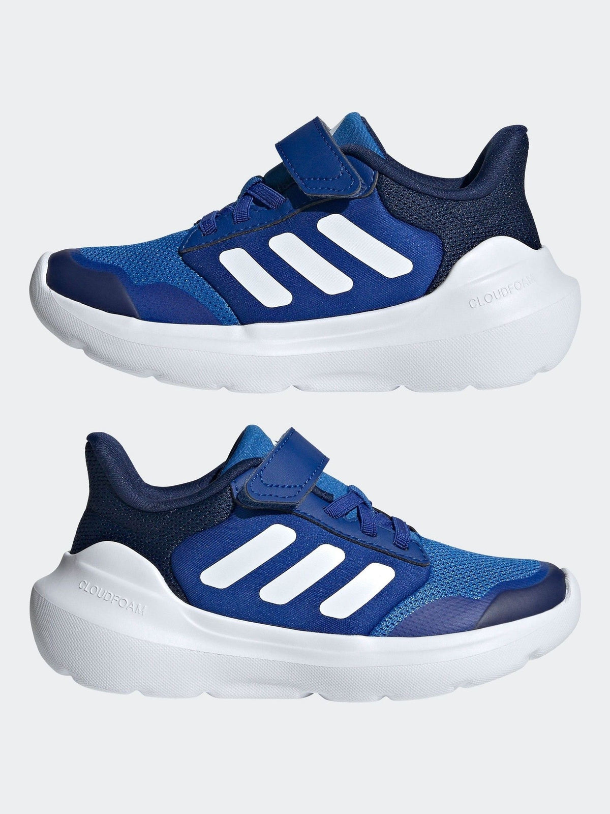 adidas Blue Tensaur Run 2.0 Hook and Loop Kids Trainers