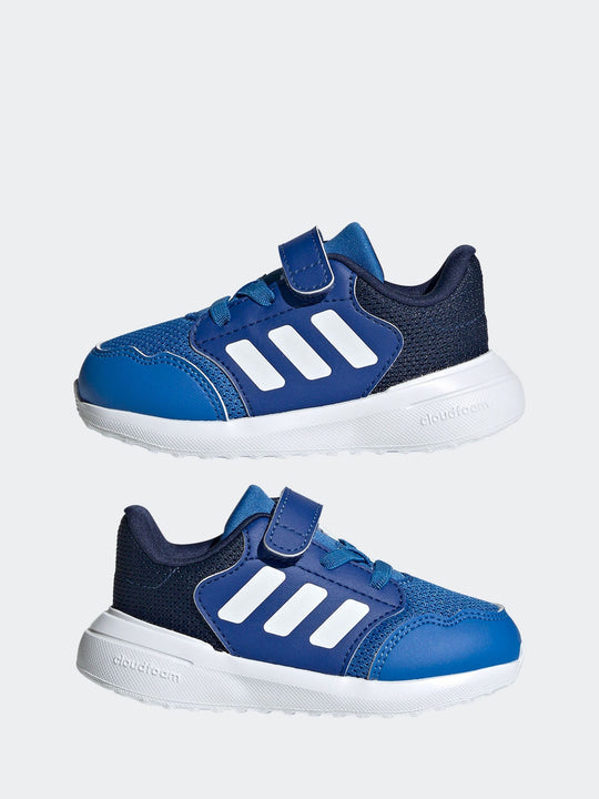 adidas Blue Hook and Loop Tensaur Run 3.0 Infant Trainers