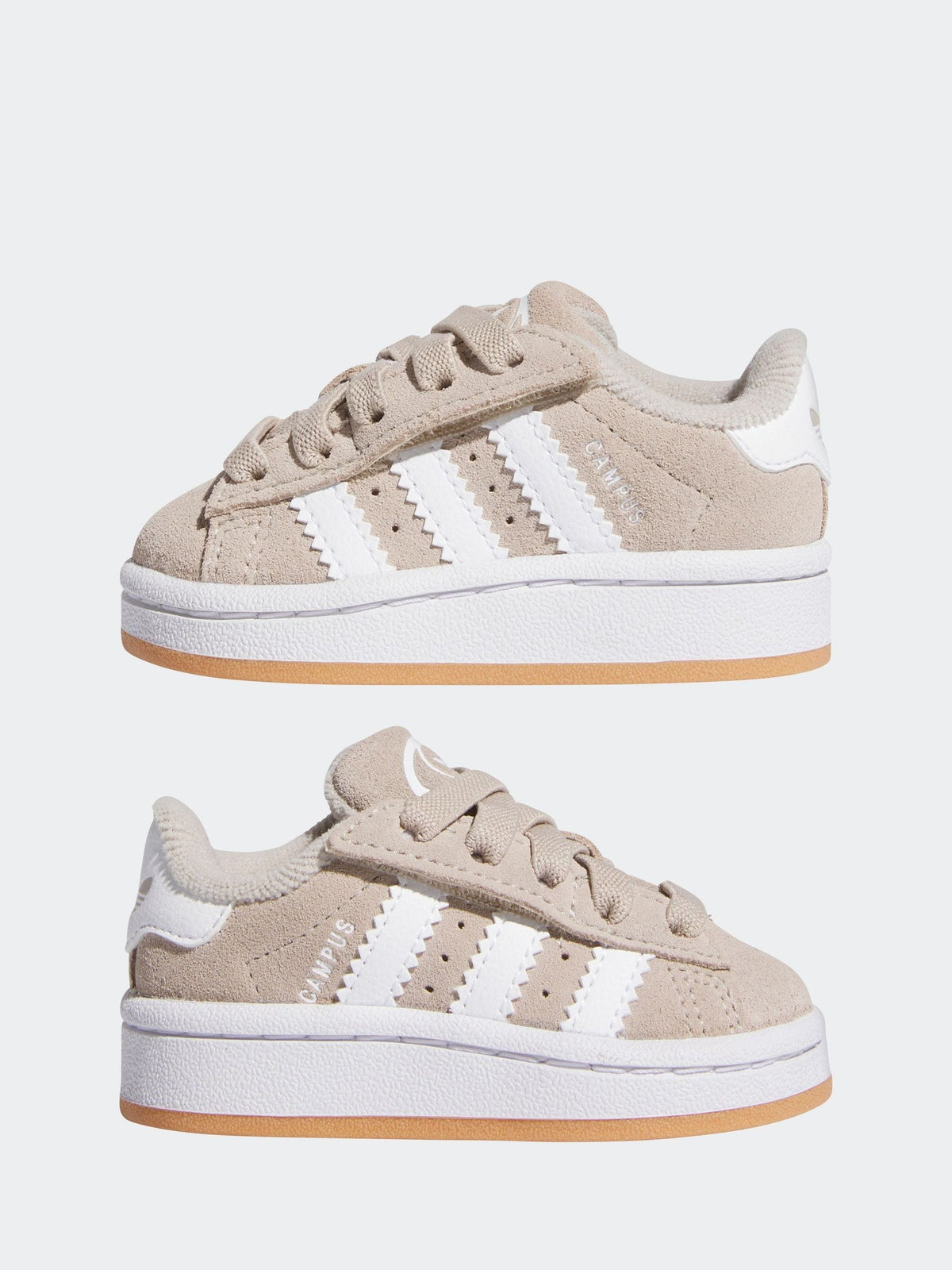 adidas Originals Beige Campus 00s Comfort Closure Elastic Lace Infant Trainers