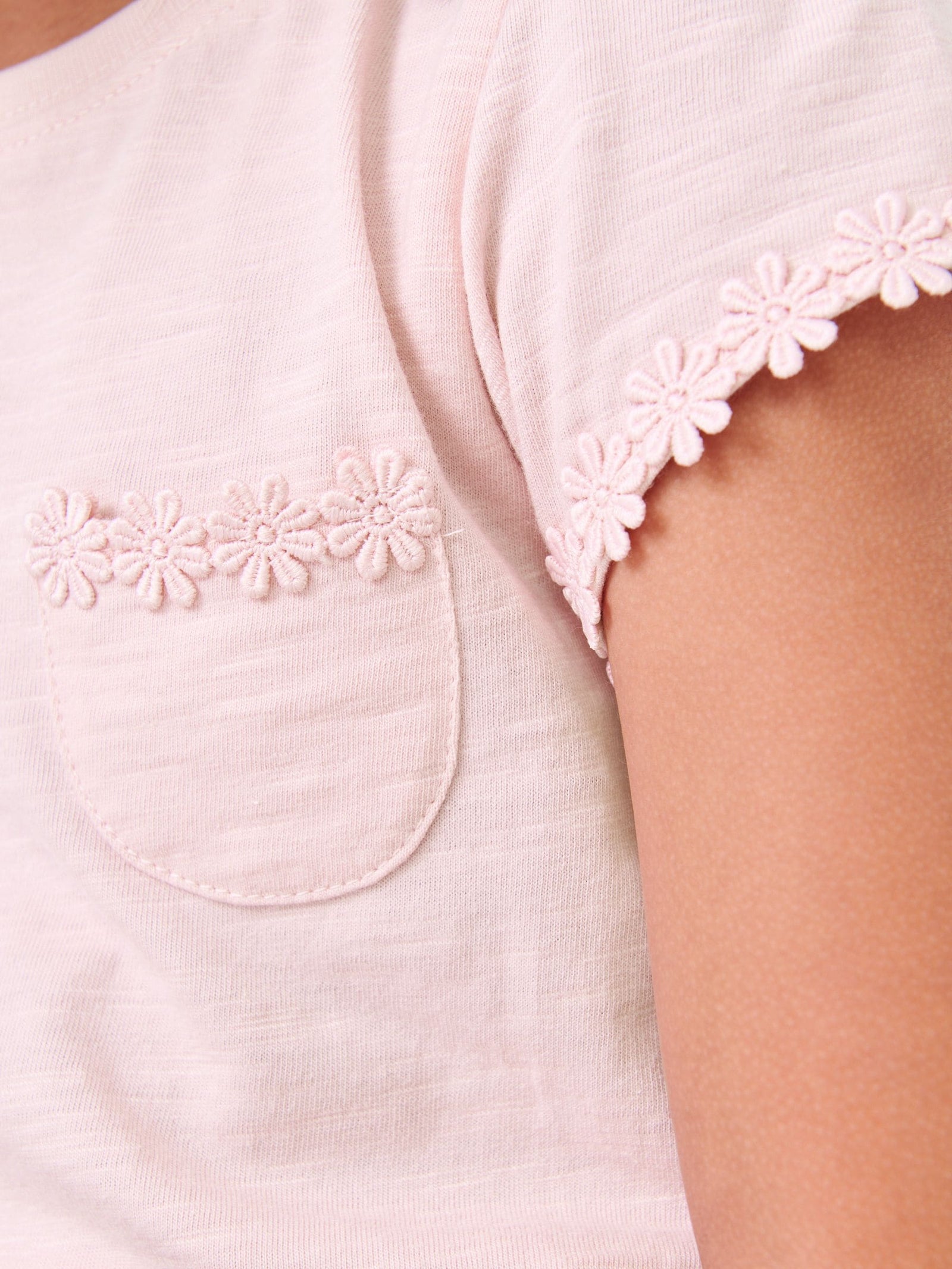 Pink Daisy Pocket T-Shirt (1.5-16yrs)