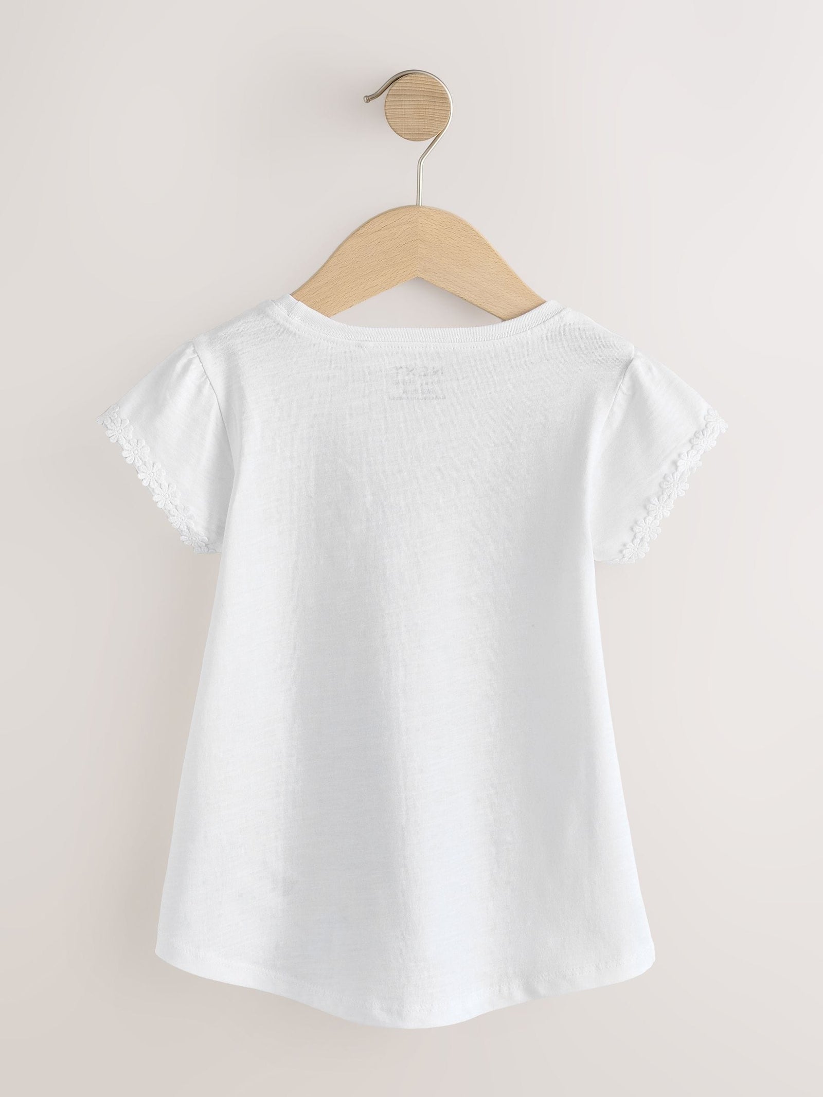 White Daisy Pocket T-Shirt (1.5-16yrs)