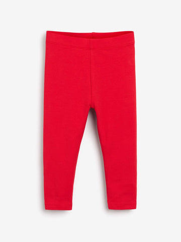 Red Plain Leggings (3mths-7yrs)