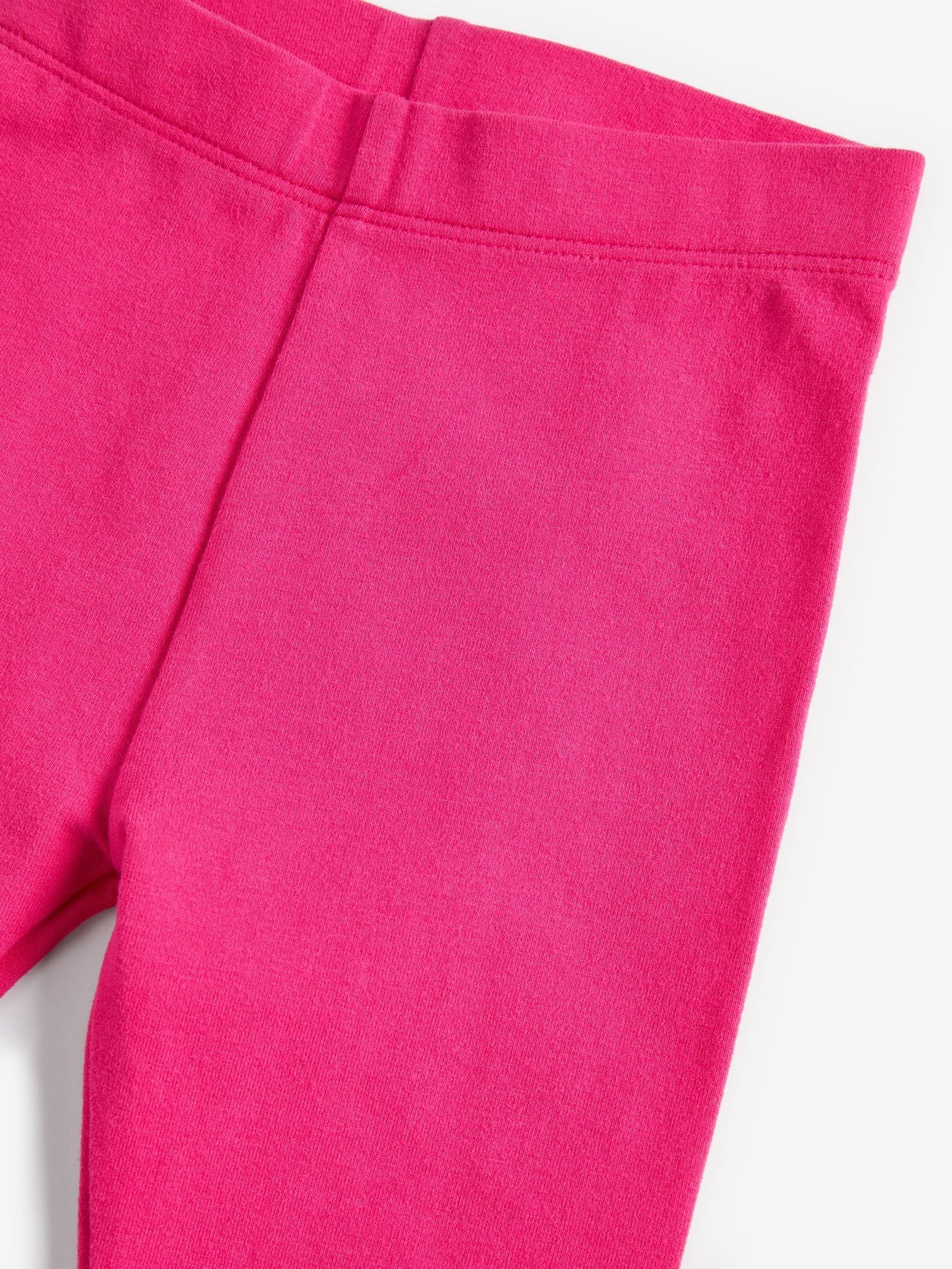 Bright Pink Plain Leggings (3mths-7yrs)