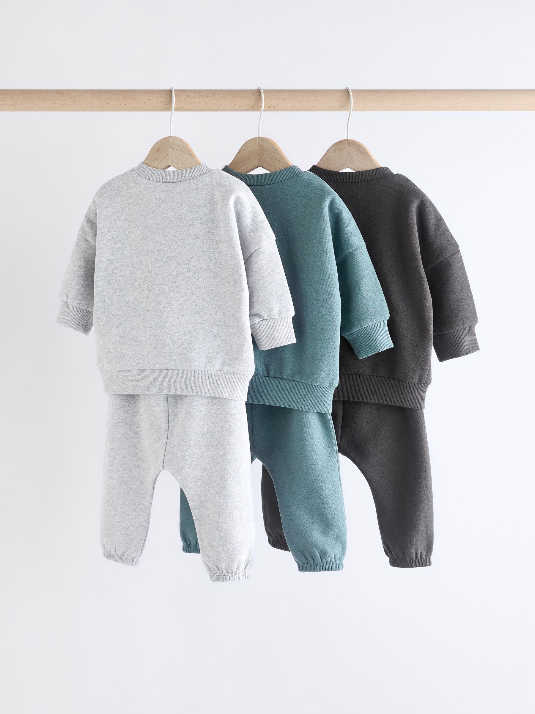 Monochrome Baby Sweatshirt and Joggers Set 6 Piece (0mths-3yrs)