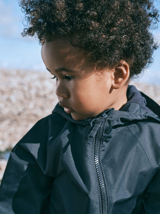Navy Blue Waterproof Fleece Lined Puddlesuit (3mths-7yrs)