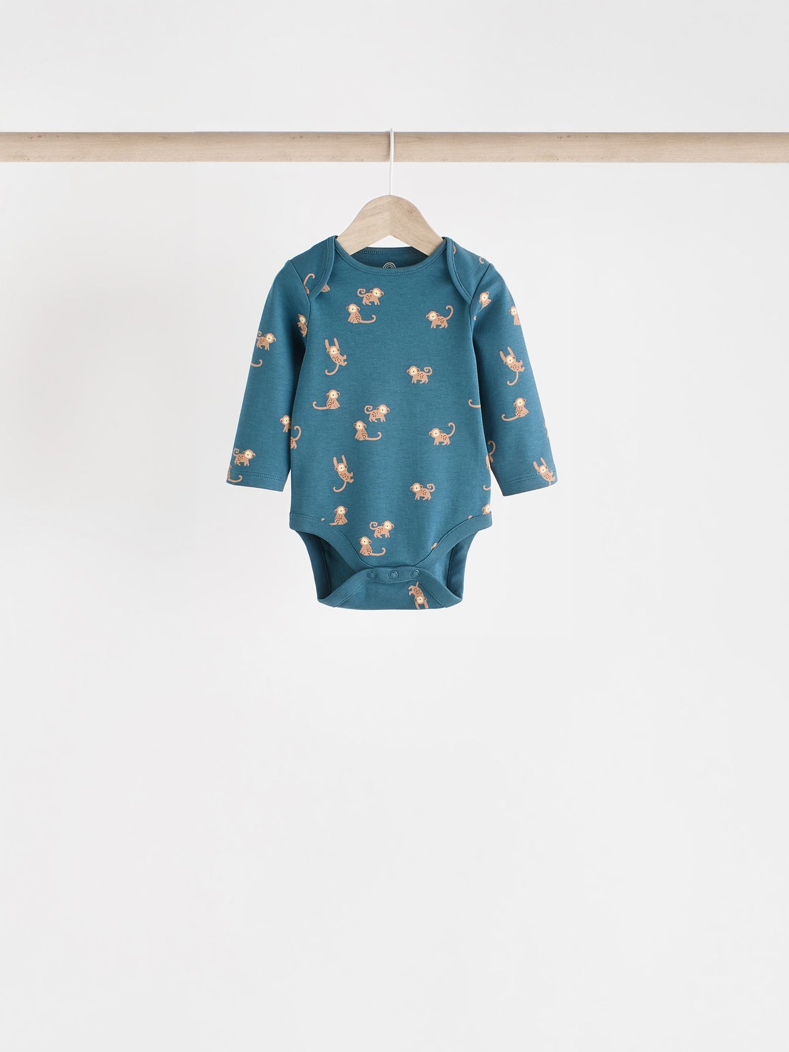 Teal Blue 5 Pack Baby Bodysuits
