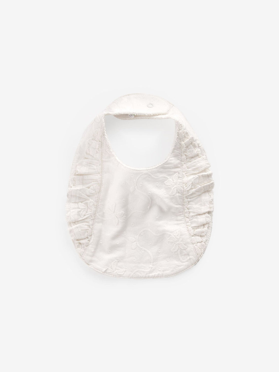 White Single Occasion Baby Bib