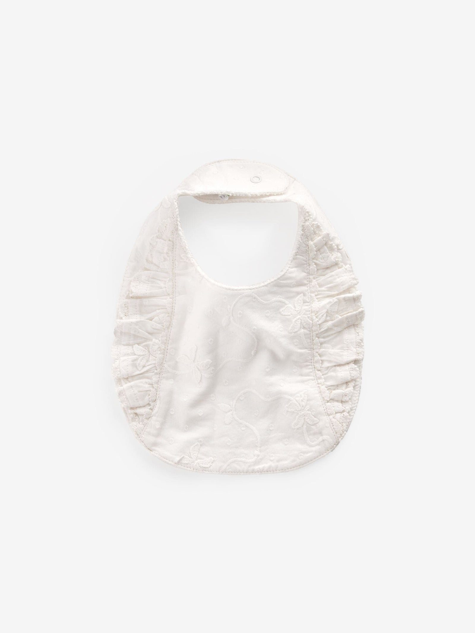White Single Occasion Baby Bib