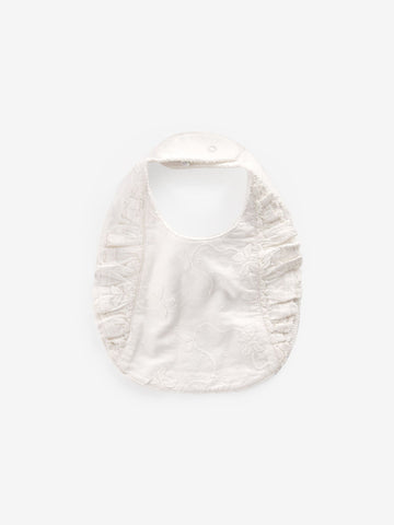 White Single Occasion Baby Bib