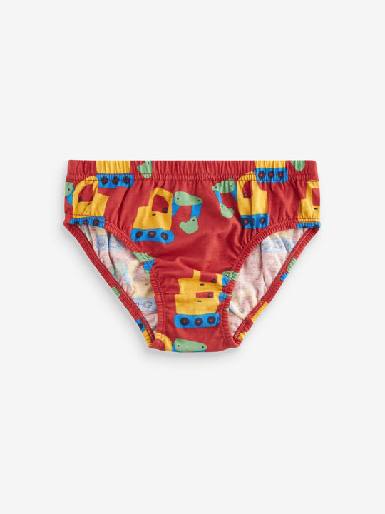 Bright Primary Print Briefs 10 Pack (1.5-10yrs)